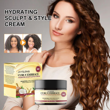 Hair Curl Enhancer Curly Hair Styling Moisturizing Cream Rich Nutrients Hair Repair Tool For Small Curls Big Women Men Care