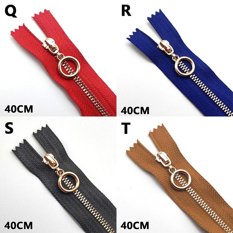 Description Picture 6 of item3# Close-end Zippers 15/20/30/40cm Auto Lock Metal Zips for Sewing Crafts DIY Bags Garment Supplies Tailor Sewing Accessories
