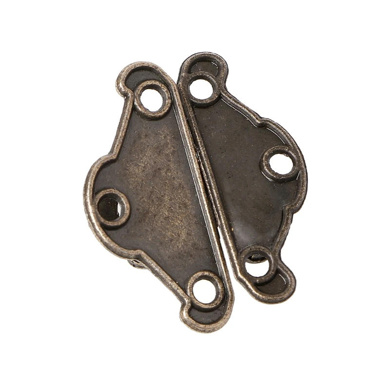 Description Picture 5 of itemVintage Zinc Alloy for Latch Hasp Pad Chest Lock Plate For Wood Jewelry Box Cabi