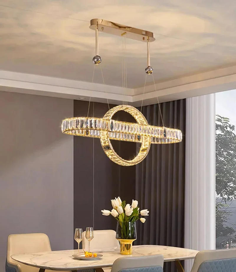 Description Picture 6 of itemhome decorationPendant lights, luxury crystal living room chandelier, bedroom Pendant lamp, ceiling light, indoor lighting