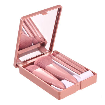 Soft Fluffy Mirror Makeup Brushes Set for cosmetics Foundation Blush Powder Eyeshadow Kabuki Blending Makeup brush beauty tool