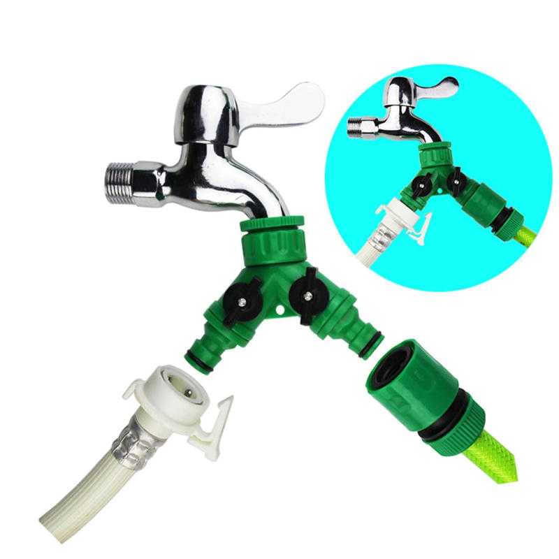Description Picture 6 of itemGarden Hose Splitter Garden Hose Connector with Faucet Watering Shut Off for Landscaping Flower Planting Irrigation