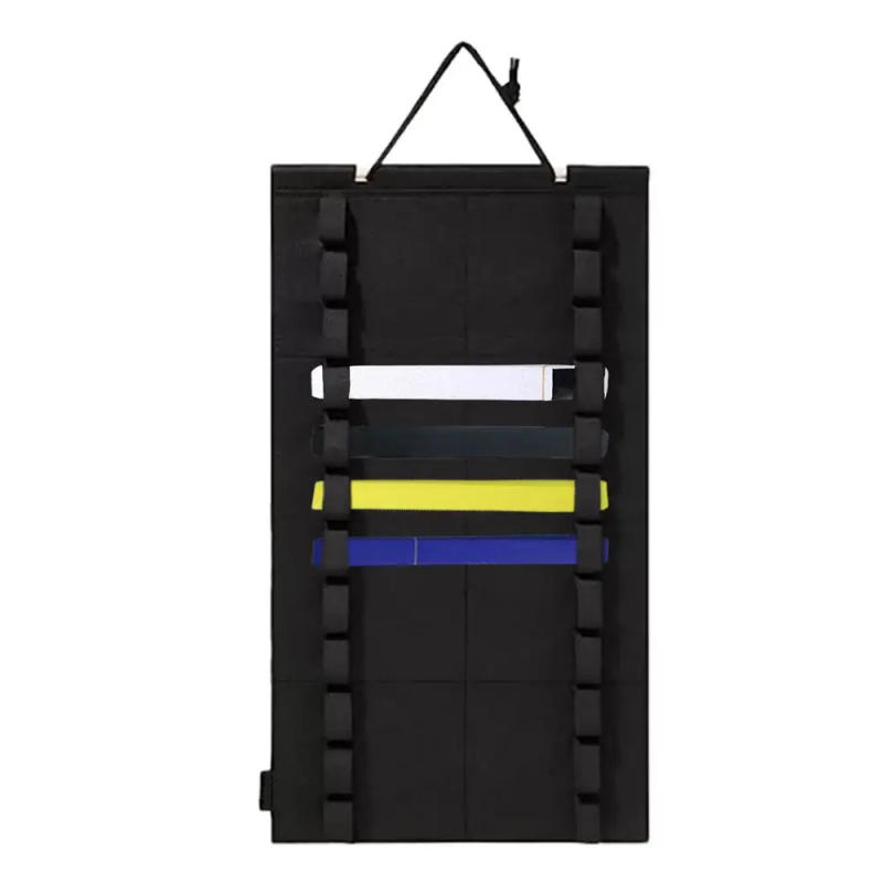 Description Picture 2 of itemTaekwondo Belt Display Wall Mounted 12 Belts Rack Karate Belt Display Rack Hang Karate Belt Display Martial Arts Belts Organizer