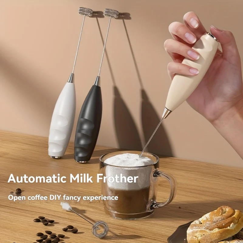 Description Picture 3 of item2025 New Style Fashion Multifunctional Handheld Electric Mixerï¼ŒA versatile kitchen gadget combining cappuccino frother, matcha d