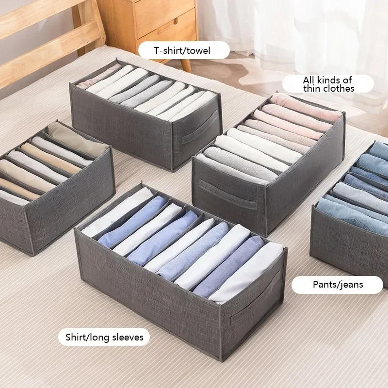 Description Picture 4 of itemJeans Organization Storage Box Closet Organizer Clothing Organization System Drawer Organizers Cabinet Pants Storage Organizer