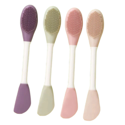 Double Head Silicone Face Mask Brushes Facial Pore Cleaner Brush Mud Film Applicator Women Cleaning Tools Skin Care Tools