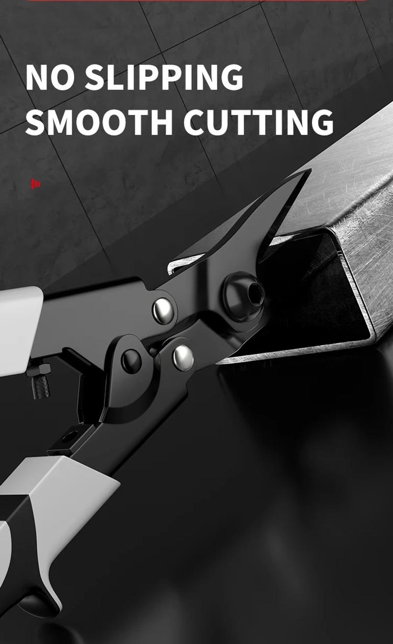 Description Picture 4 of itemProfessional Industrial Shears:Stainless Steel Scissors Tin Snips for Metal Sheet & PVC Pipe Cutting