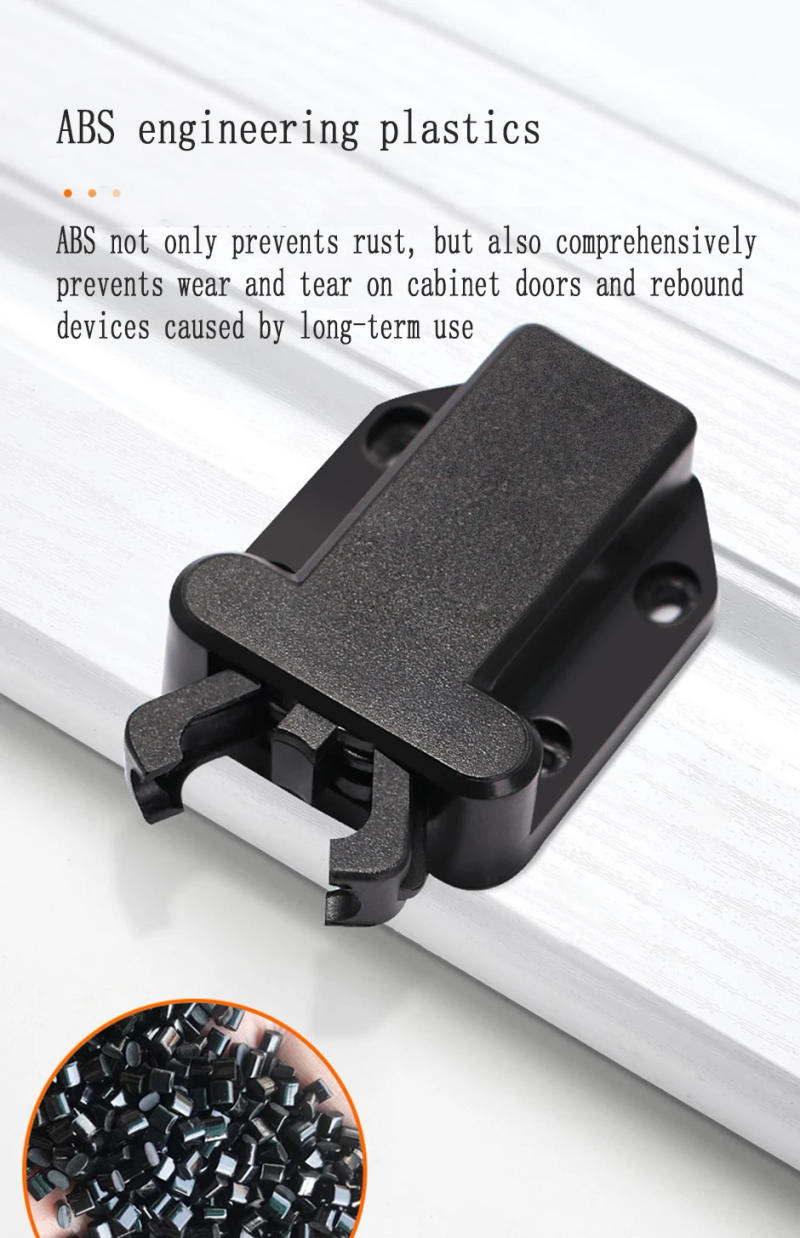 Description Picture 6 of item1PCS Cabinet Suction Door Contraction Buckle Cabinet Door Collision Bead Rebound Closure Buckle Press Type Beetle Rebound Device