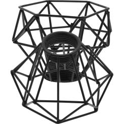 2 Pcs Light Bulbs Metal Retro Chandelier Lamp Shade Lampshade for Pendant 920X920X650CM Black Restaurant Decorative Shades