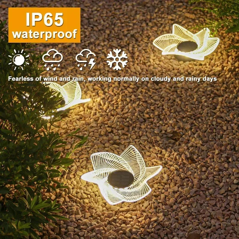 Description Picture 5 of itemOutdoor Garden LED Solar Garden Buried Light Acrylic Waterproof Outdoor Luminous Wall Decoration Wall Washing Light