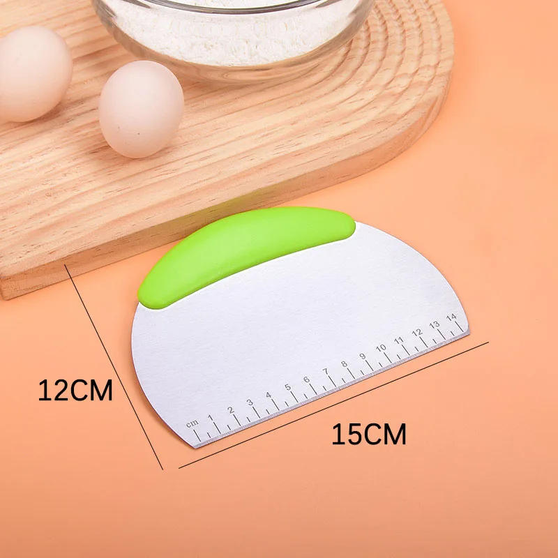 Description Picture 5 of itemMulti-purpose Stainless Steel Scraper  Chopper, Dough Scraper, Pizza Dough Cutter , Kitchen Tools