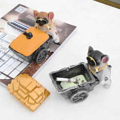 Dog Ashtray Resin Funny Creative Ashtray Ash Tray Cigar Ashtray Smoking Accessories Home Decor Men's Gift