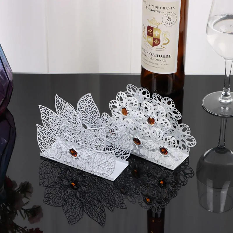 Description Picture 6 of itemPaper Dispenser Tissue Rack Paper Storage Box Napkin Holder Vertical Paper Towel Holder Metal Napkin Holder Napkin Clip