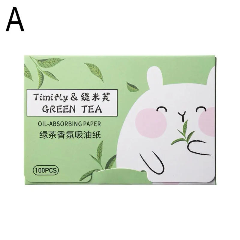 Description Picture 4 of item100-2000Pcs Face Oil Blotting Paper Protable Matting Face Wipes Facial Cleanser Oil Control Oil-absorbing Face Cleaning Tools