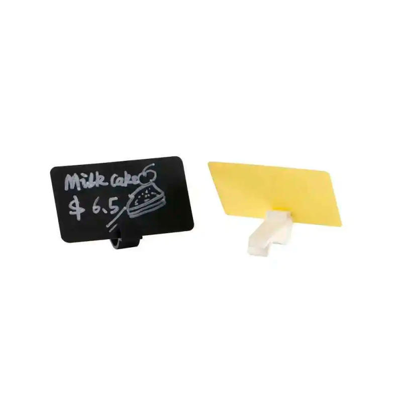 Description Picture 4 of itemPOP Shoe Merchandise Price Tag Gripper Shelf Label Holder Plastic Promotion Card Snap Clothes Shop Advertising Double Clip