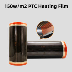 MincoHeat AC220V 50cm Width Healthy Orange PTC Energy Efficient Heating Film Infrared Underfloor Heating Graphene Heater 150w/m2