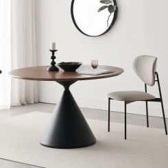 Cafe Dining Table Round Reception Kitchen Tables Elegant Service Extendable Multifunction Home Furniture Mesa Comedor Dinner