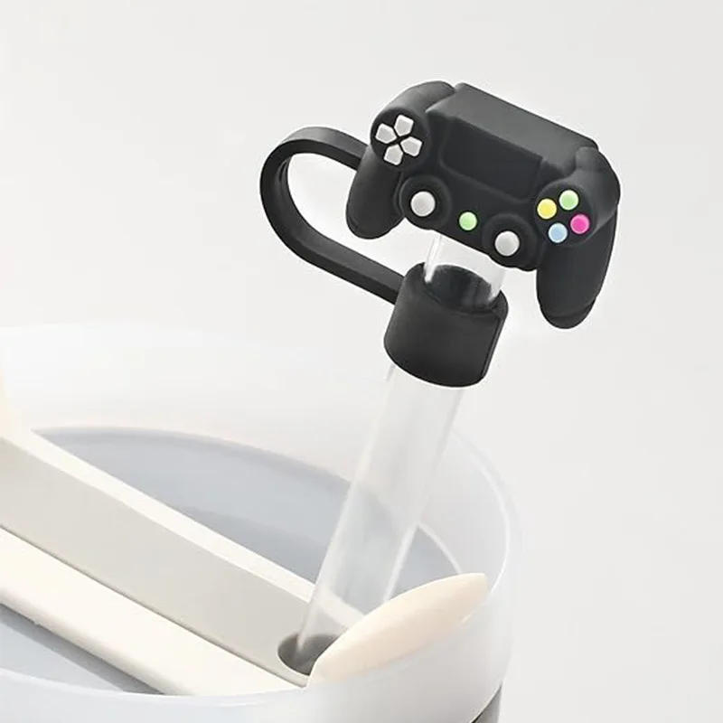 Description Picture 3 of item4/6PCS Straw Cover Cap for Stanley Cup Silicone Dustproof Straw Topper Compatible with Stanley 30&40 Oz Tumbler with Handle