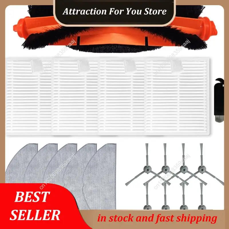 Description Picture 3 of itemHot Selling For Lubluelu L20 Robot Vacuum Replacement Main Side Brush HEPA Filter Mop Pads Spare Parts Accessories