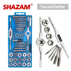 SHAZAM M3-M12 Thread Tapping wrench Set Screw Taps Wrench Hand Use Drill Bits Threading Hardware Tools