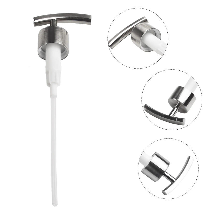 Description Picture 2 of itemHome Bathroom Pump Head 1 Set 304 Stainless Steel Bright Chrome/Nickel/Black Delicate Electroplating Brushed Nozzle