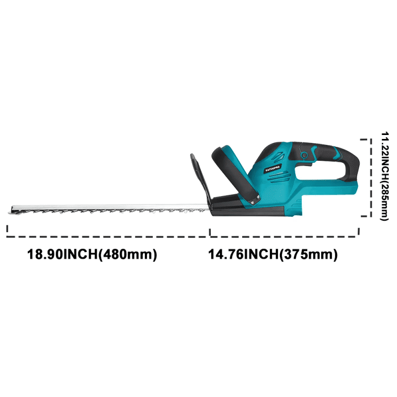 Description Picture 5 of itemPATUOPRO 21V Brushless Electric Hedge Trimmer Rechargeable Cordless Garden Landscaping Pruner Power Tools Fit Makita 18V Battery