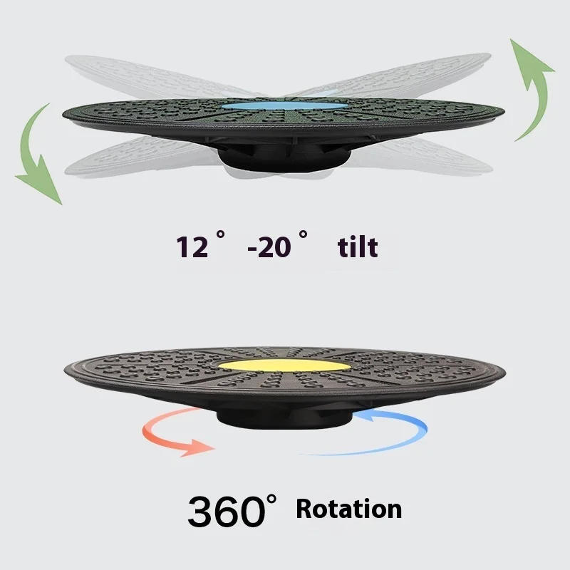 Description Picture 5 of itemRound Yoga Balance Board Exercise Home Gym Pedal Training Child Adult Twisting Disc Fitness Equipment Rehabilitation Body Board