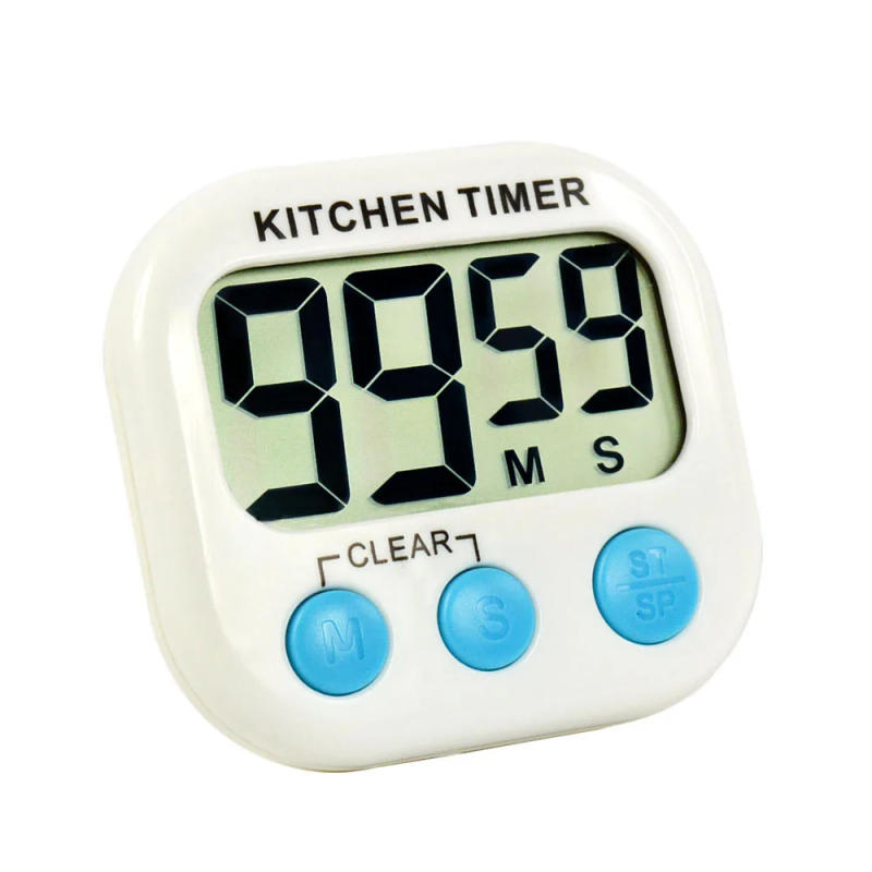 Description Picture 2 of itemLarge Magnetic Digital LCD Kitchen Cooking Timer Stopwatch Loud Alarm Clock Timers Count Down Up Training Countdown&up Timers