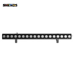 SHEHDS LED Wash Wall Light 18x18W RGBWA UV 6in1 Color Mixing Free Splicing Ceramic Substrate LED Source for DJ Disco Theater