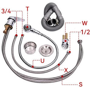 Description Picture 5 of itemShampoo Barber Backwash Chair, ABS Plastic Shampoo Bowl Sink Chair for Spa Beauty Salon (black)