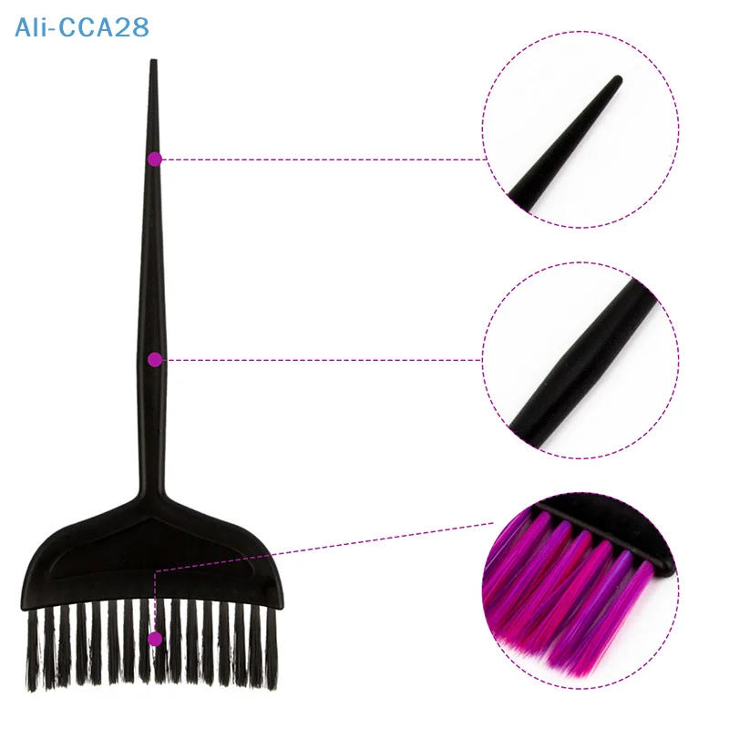 Description Picture 4 of item1Pc Hair Dye Coloring Brushes Dual-Purpose Hair Coloring Dyeing Paint Tinting Comb Salon Hairdressing Hair Coloring Tool
