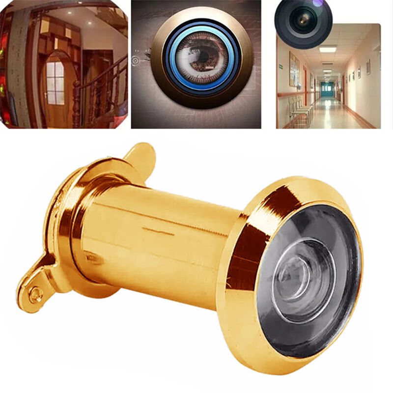 Description Picture 2 of itemDoor Peephole Viewer 220 Degree Wide Angle Eye Sight Hole Glass Lens For Wooden Security Door Metal Door Easy Installation