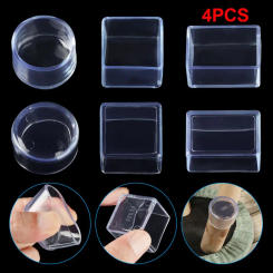 4pcs/set New Cups Socks Floor Protectors Furniture Feet Silicone Pads Chair Leg Caps Non-Slip Covers