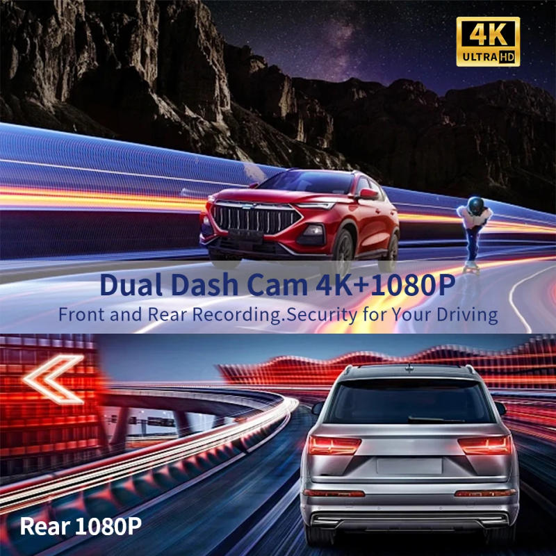 Description Picture 5 of itemImagebon 12" 4K ADAS Rearview Mirror DVR with Wireless CarPlay & Android Auto AI Voice GPS Navigation AUX FM BT Dash Camera