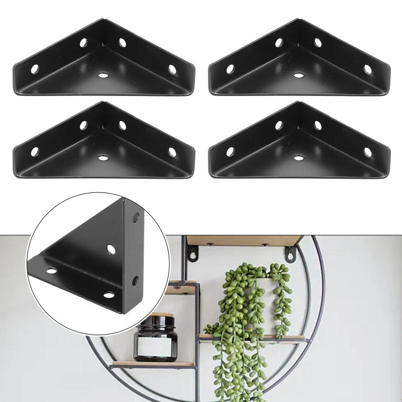 Description Picture 2 of item4Pcs Right Angle Corner Stand Wall Cabinet Corner Code For Furniture/wood Connection/solid Support/triangular Reinforcement