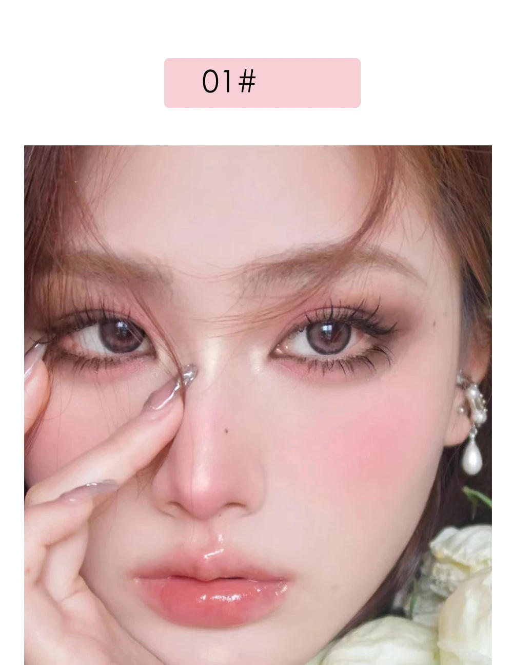 Description Picture 3 of itemUltra-Fine Brush Mascara Makeup Silk Fiber Lengthens Eyelashes Waterproof Fast Dry Matte Brown Black Curling Mascara Comestics