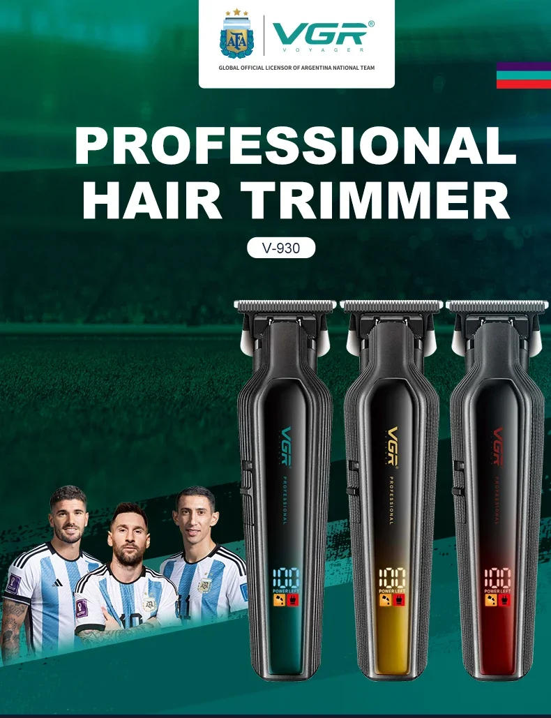 Description Picture 2 of itemVGR Hair Clipper Professional Hair Clipper Rechargeable Haircut Machine Electric Barber Cordless Hair Trimmer for Men V-930