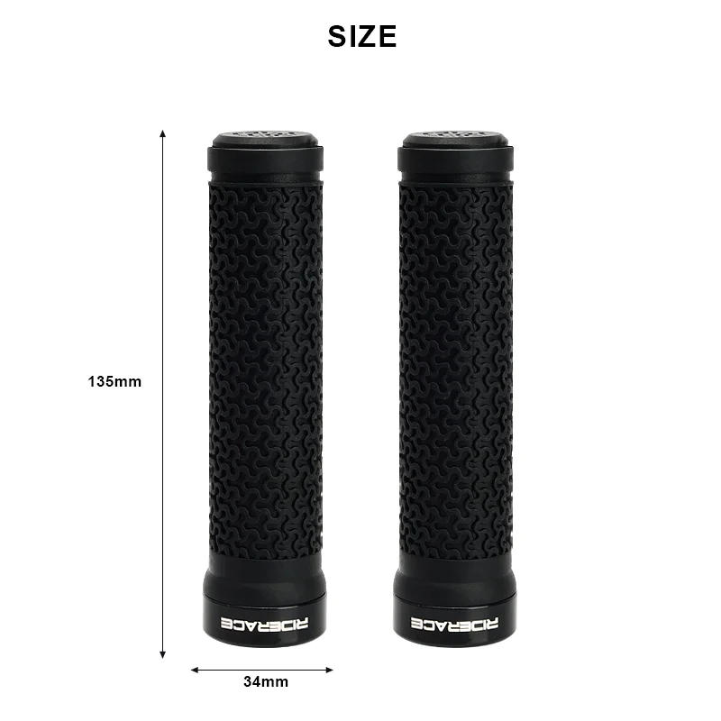Description Picture 3 of itemBicycle Handlebar Cover Super Soft Texture Single-Sided Locking MTB Bike Grips Anti-Slip Durable Shock-Proof Rubber Cycling Part