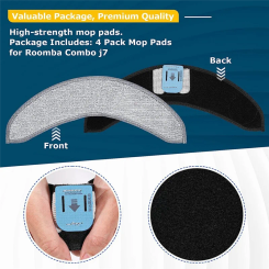 12PCS Rubber Brushes HEPA Filters Side Brush Mop Cloth for iRobot Roomba Combo J7+ Robotic Vacuum Cleaner Parts