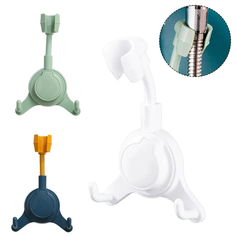 Description Picture 2 of itemHole-free Shower Head Bracket Universally Adjustable Shower Head Bracket° Rotating Shower Head Bracket Suitable For Children