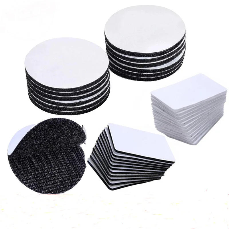 Description Picture 3 of item60mm Strong Self Adhesive Fastener Hook and Loop Tape Sticky Dots Adhesivo Redondo Glue Tape for Bed Sofa Mat Carpet Sticker