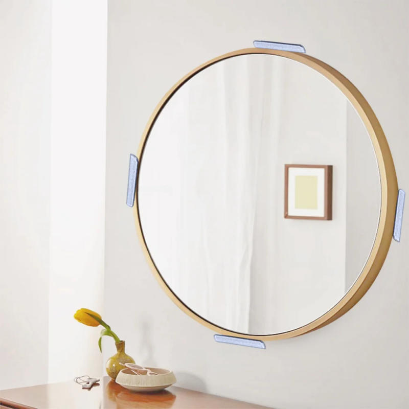 Description Picture 4 of item4pcs Glass Clamp Frameless Bathroom Mirror Glass Wall Mounting Fixing Kit Hardware With Screws Mirror Holder