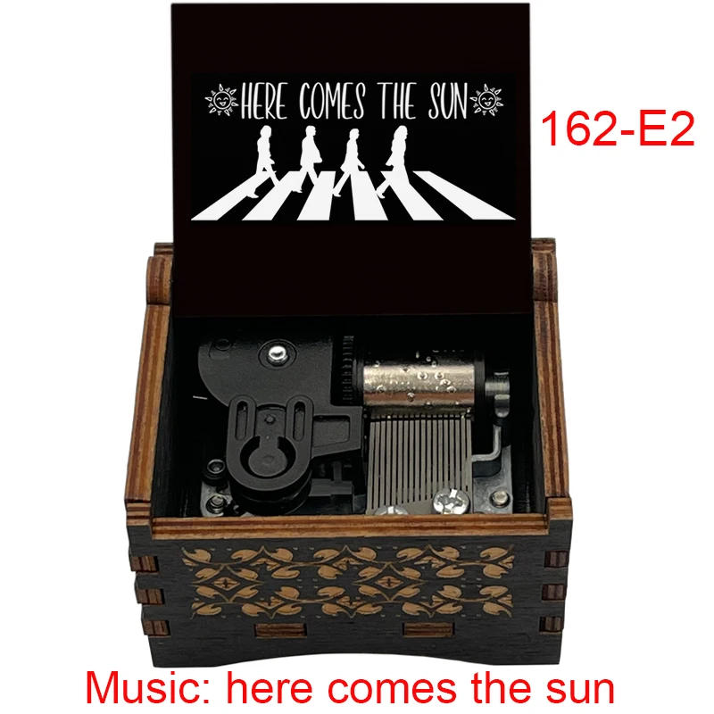 Description Picture 4 of itemhere come the sun mechanical Music Box band music fans teacher birthday Christmas gift home office decoration