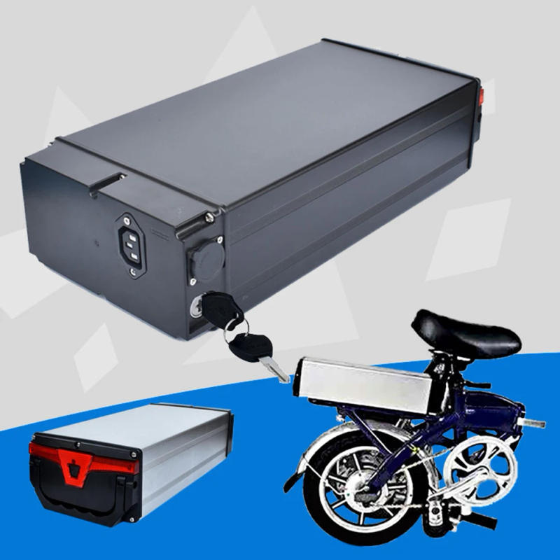 Description Picture 3 of itemCase Battery Box Aluminum Alloy Black 1865o/21700 Lithium Battery E-Bike Electric Bike Folding Bike Portable Shelf