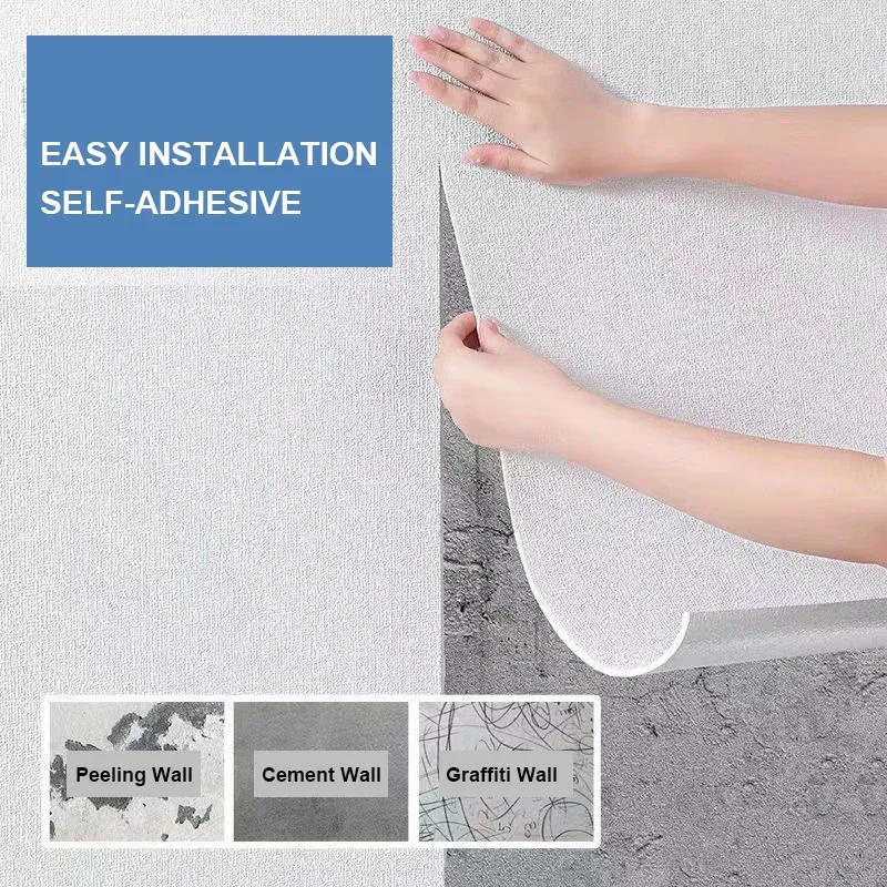 Description Picture 4 of item3D Wall Sticker Wallpaper Self-Adhesive Waterproof Wall Covering Panel for Living Room Bedroom Bathroom Home Decoration