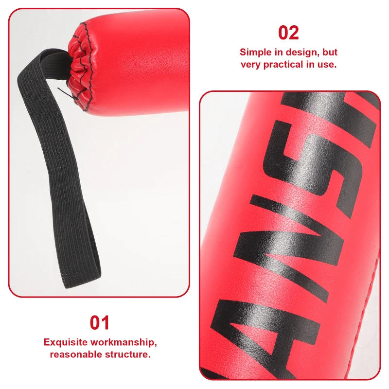 Description Picture 6 of itemBoxing Stick Target Adult Child Combat Response Target Precision Boxing Kick Punching Hand Training Stick Basic Soft Stick Red