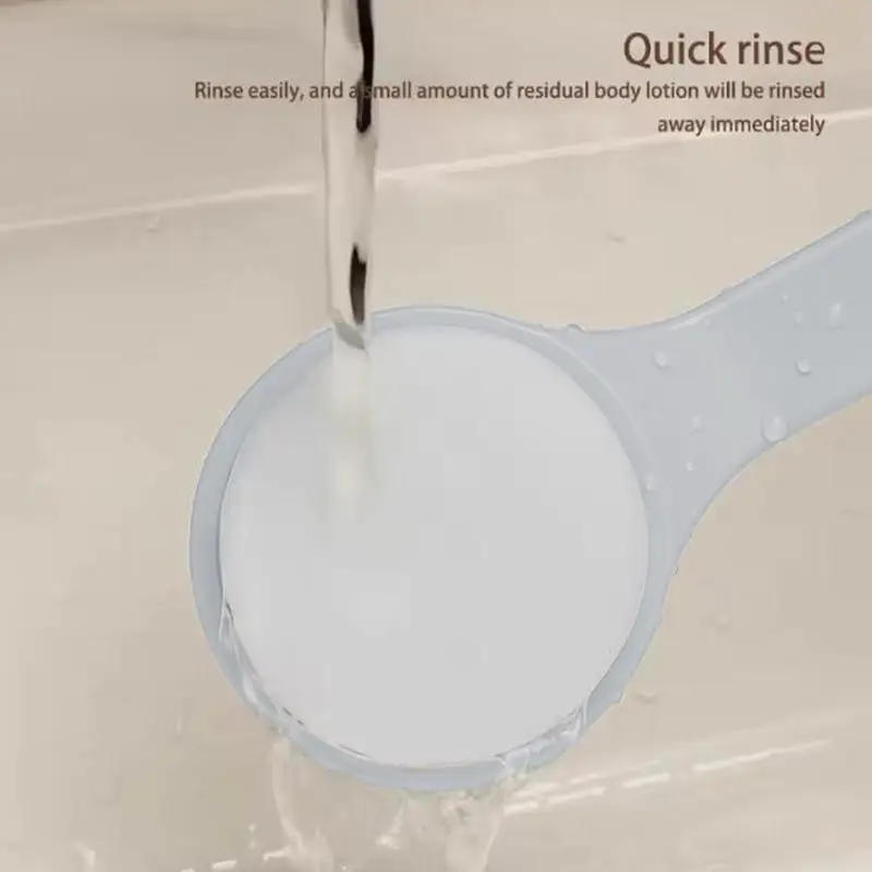 Description Picture 6 of item1Pc Multi-Function Lotion Sunscreen Ointment Applicator Long Handle Body Cleaner Shower Brush Sunscreen Beauty Back Applicator