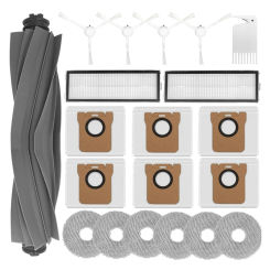 Accessories Kit For Dreame Tech L10S Ultra /L10 Ultra Robot Vacuum,Main Brush Hepa Filter Side Brush Mop Pads Dust Bags