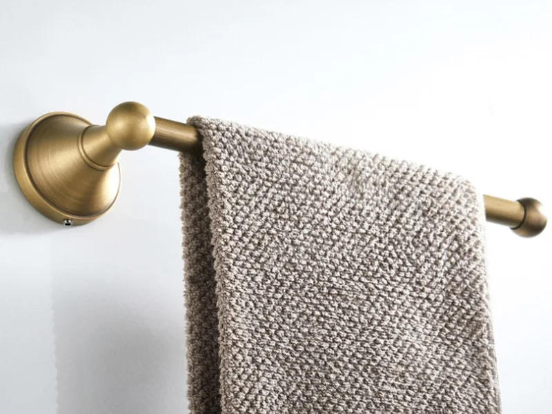Description Picture 5 of itemBathroom Accessories Antique Brass Wall Mounted Toilet Paper Holder Towel Ring Robe Coat Hook Bathroom Hardware Set