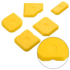 Caulk Tools Applying Grout Scraper Tool 5× Divisible Plastic Scraper Rubber Sheet Sealing Sewing Tool Silicone Device